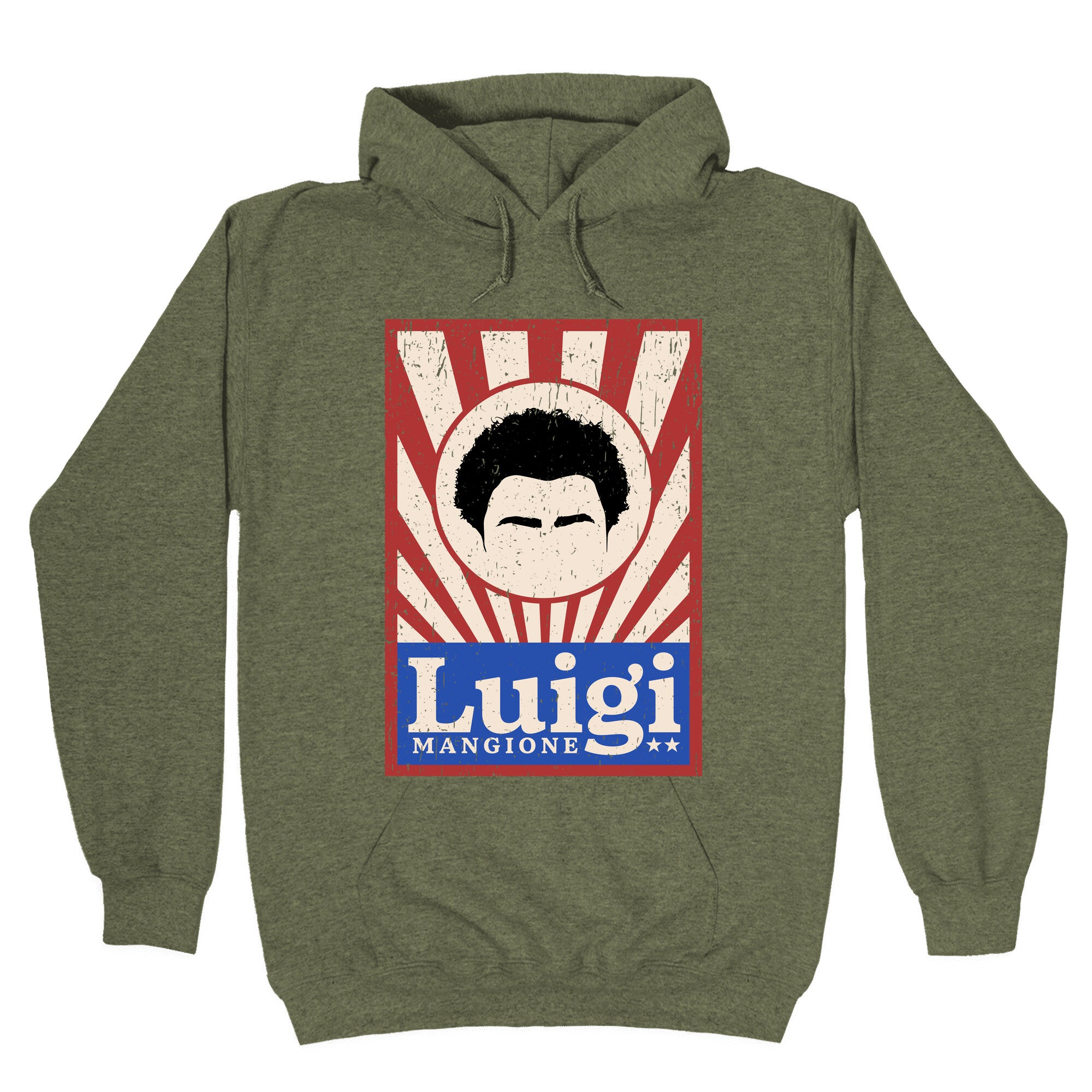 Luigi Mangione Campaign Poster Hoodie